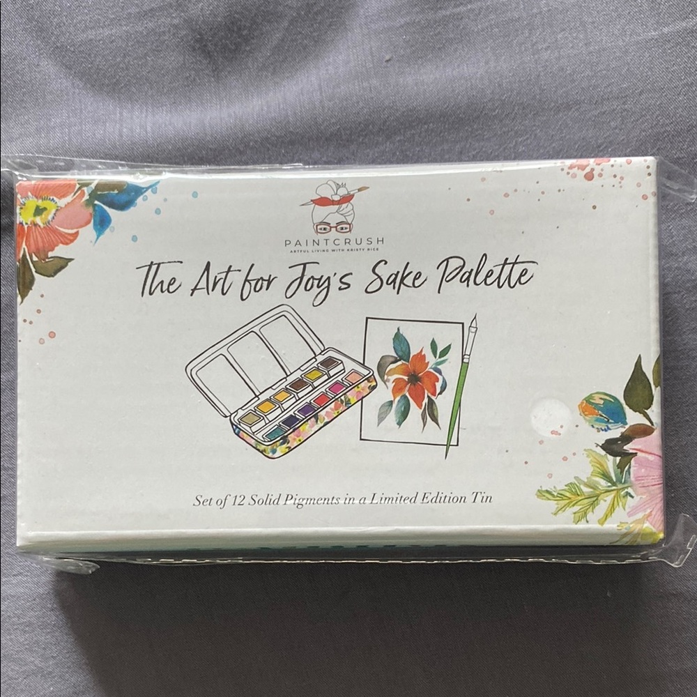 Paint Crush Palette - Floral Design watercolour